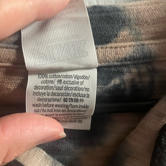 Victoria’s Secret Pink Brand Summer Lounge Full Zip Down Brown and Black Tie Dye - Picture 3 of 7